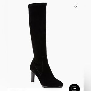 Aquatalia rhumba black suede boots size 7 (run small. more like US6.5)